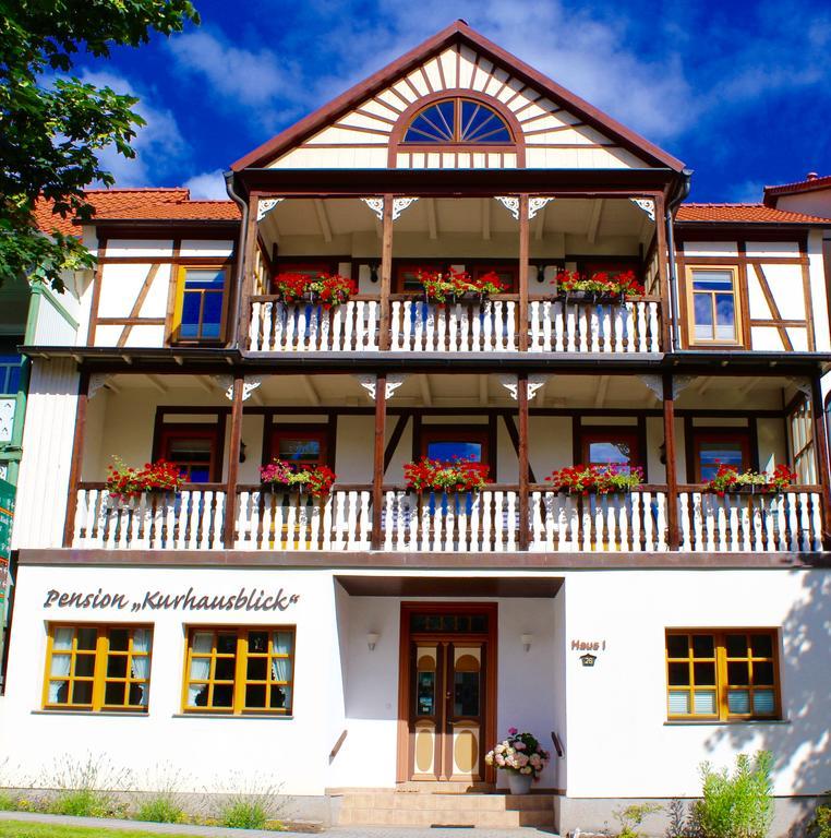 Pension Kurhausblick Bad Suderode Kültér fotó