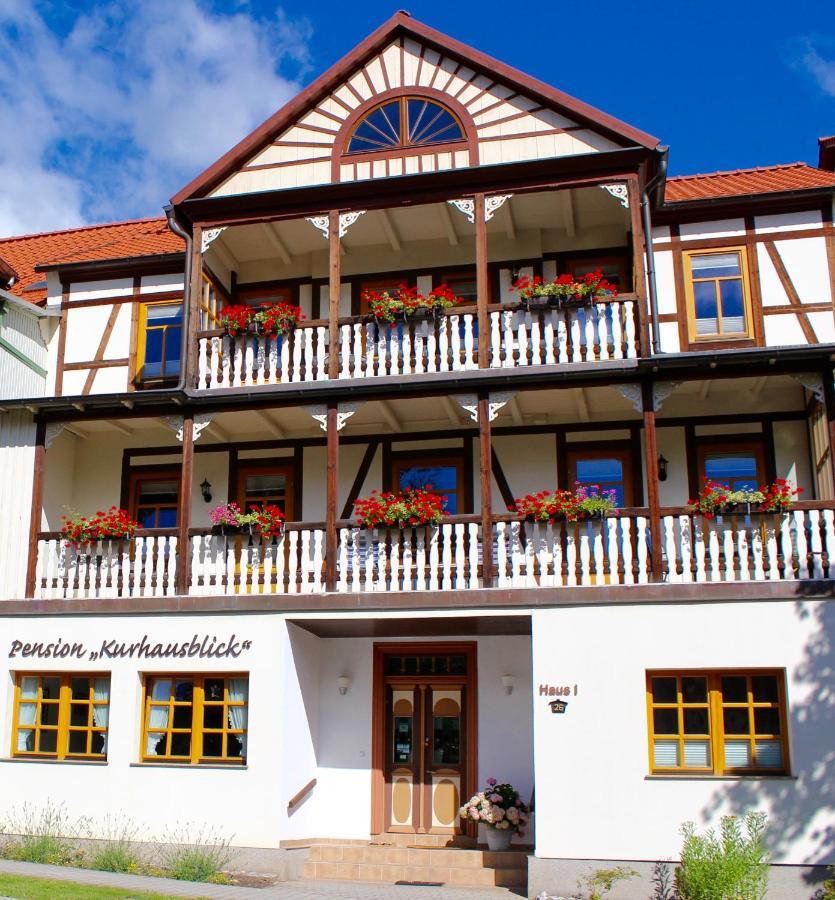 Pension Kurhausblick Bad Suderode Kültér fotó